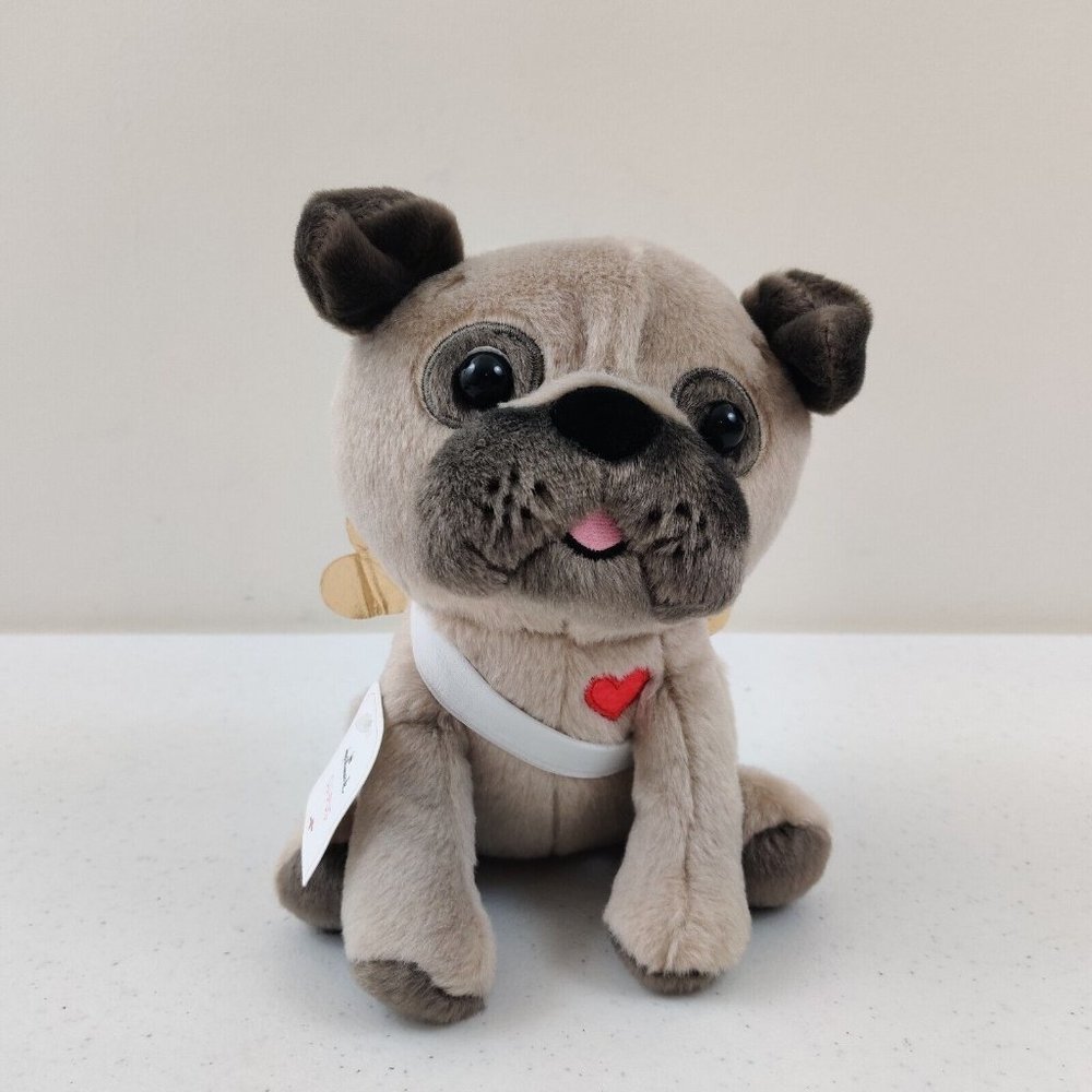 HALLMARK CU-PUG DOG Stuffed Plush Toy 8"